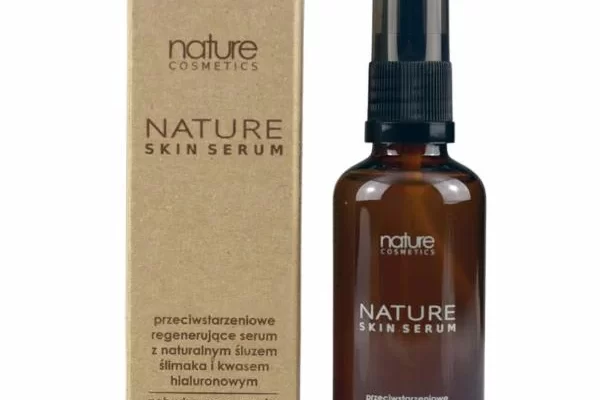 Nature Cosmetics Anti-aging, regenerating serum with natural snail slime and hyaluronic acid